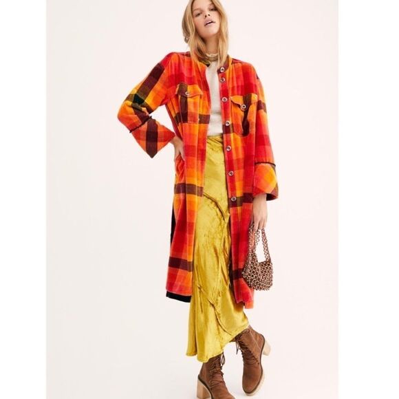 Free People x We the free Synthetic Ashima Chenille Duster cardigan jacket - Picture 1 of 8